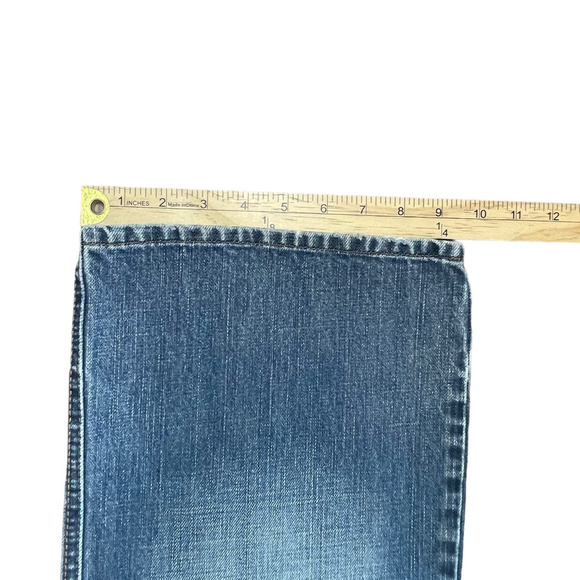 Mavi Men's Denim Jeans Alex Bootcut Lowrise Size 38x30 Distressed Workwear Faded - Picture 11 of 11
